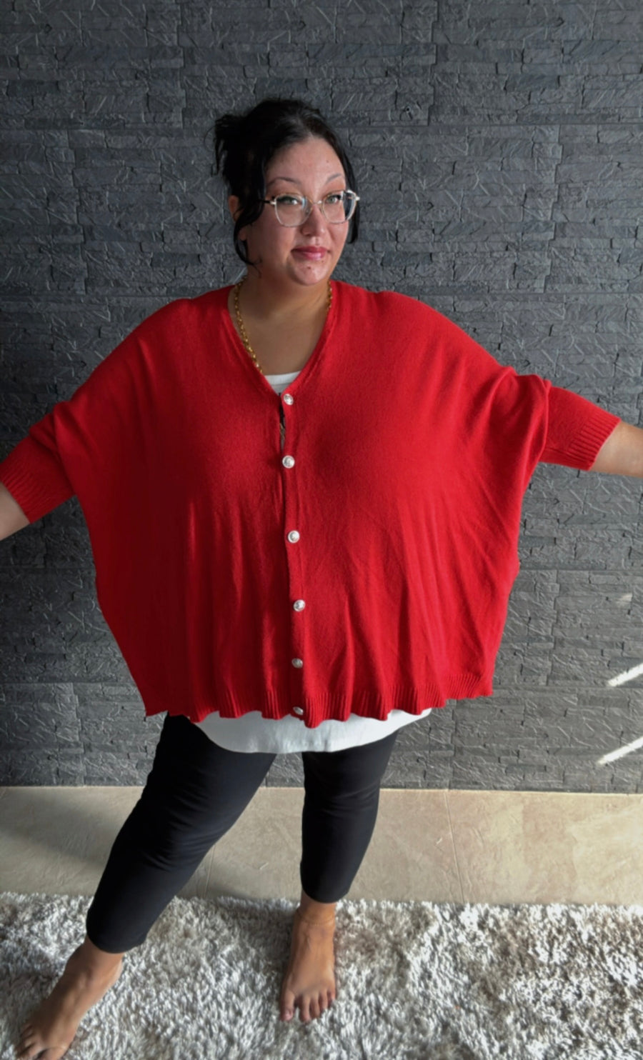 Strickjacke Kaschmir Chic
