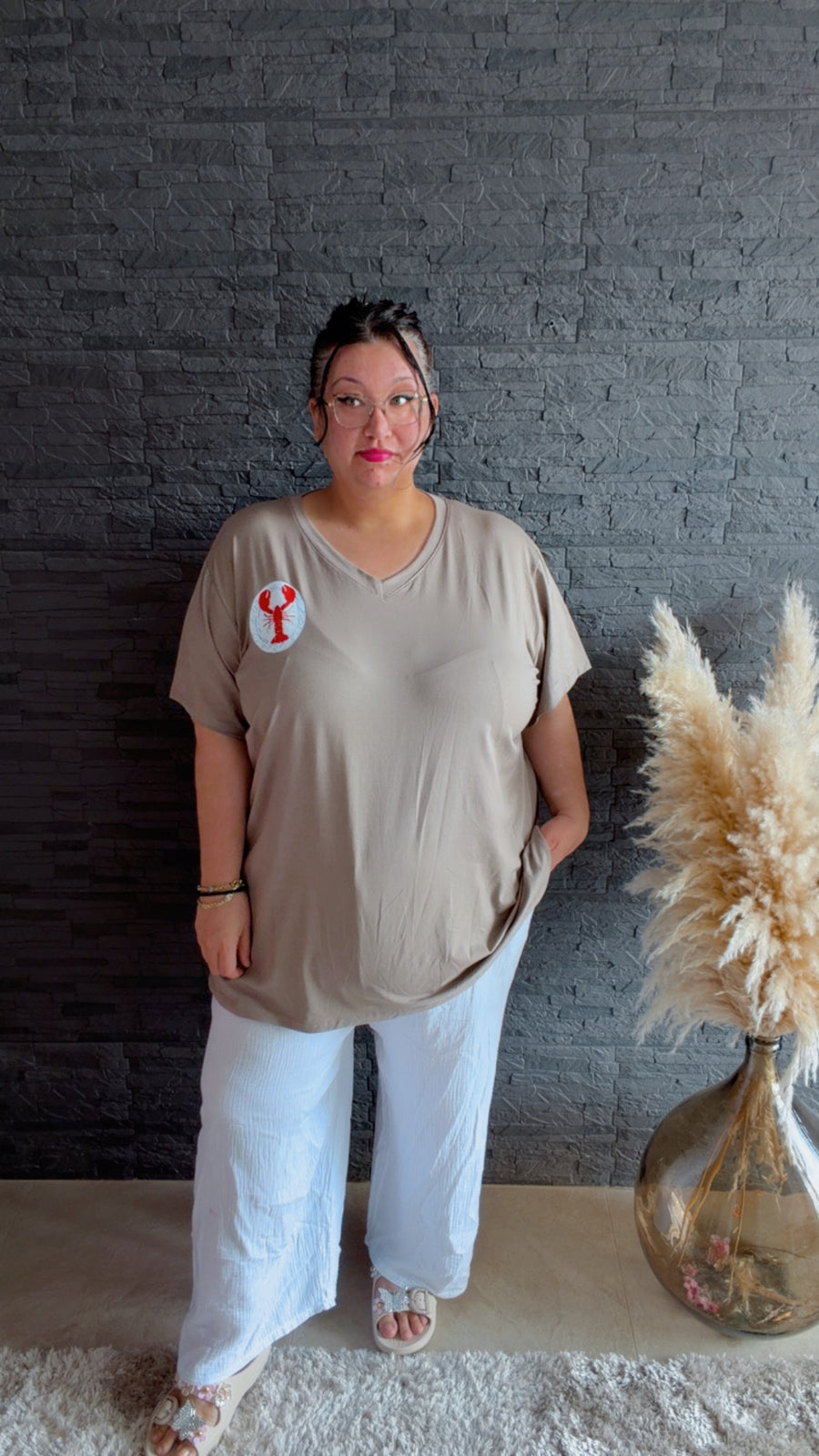 Curvy Musselin Hosen UNI (48/56)