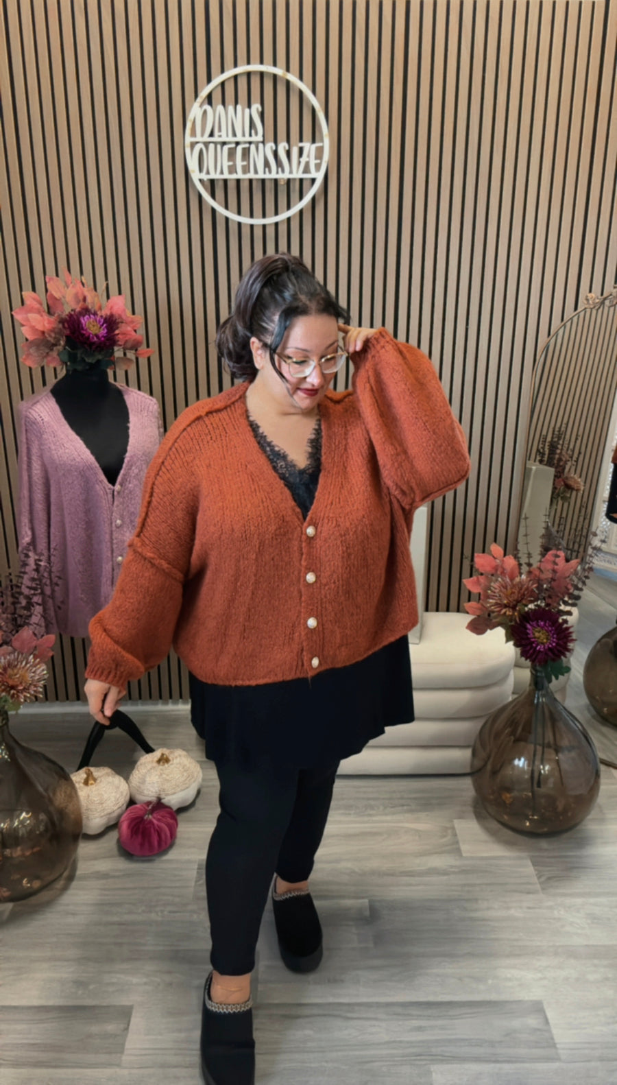 Amy – Kurzstrickjacke  (52/58)