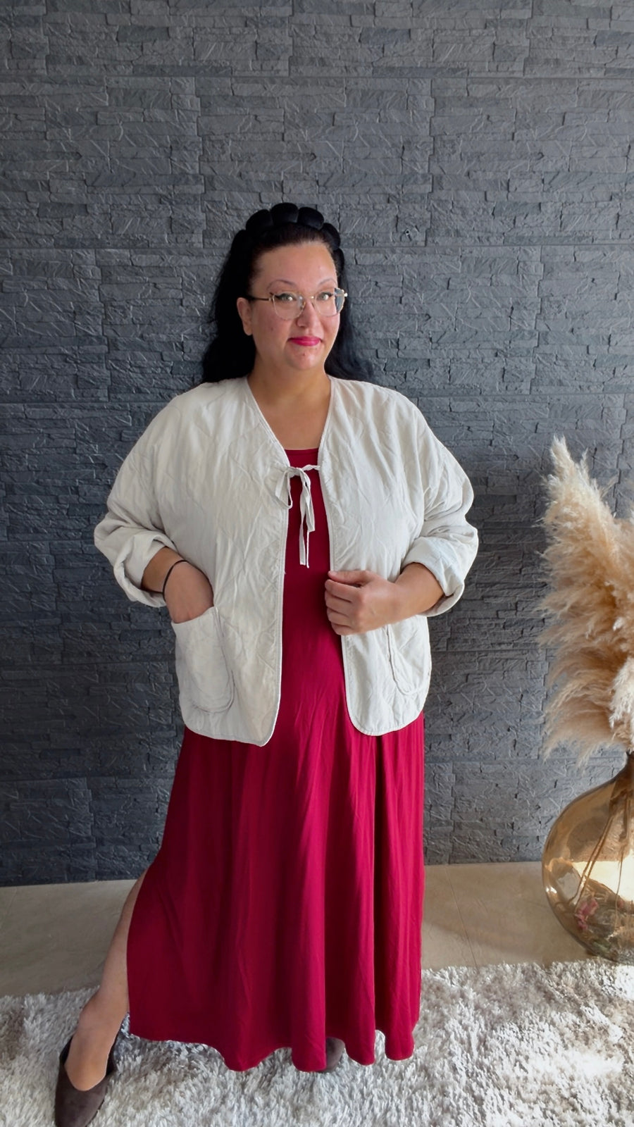 Curvy Steppjacke Agnes 52/58