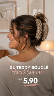 Teddy Boucle Haarklammer XL