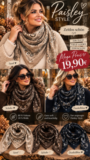 XL-Tuch Paisley Girl