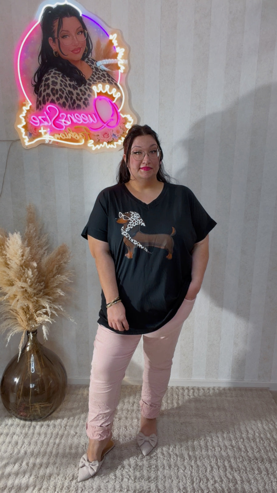 Shirt Lady Dackel (52/58)