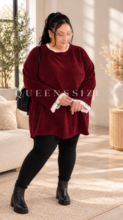 NOELIA- Rüschen Pullover 54/58