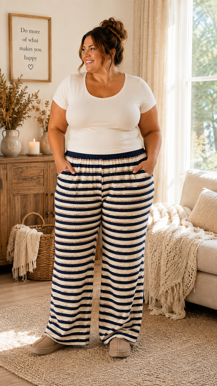 Curvy Strickhose Valerie 52/56