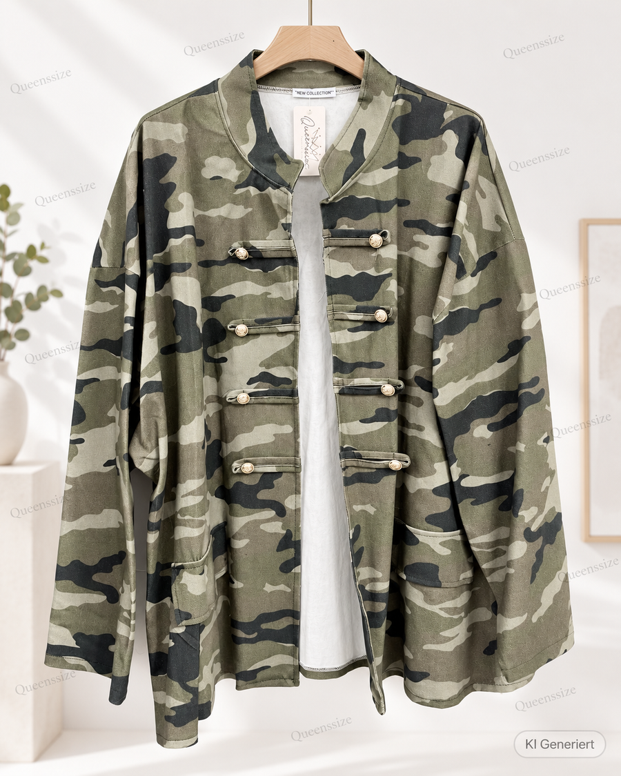 VALENTINA - Millitary Jeansjacke 52/58