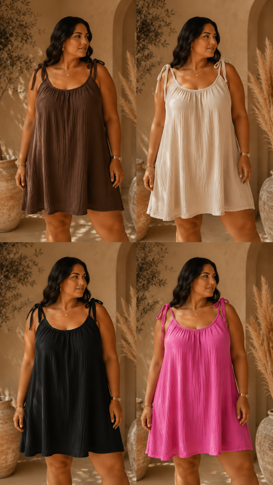 Curvy Musselin Top Mella 48/58