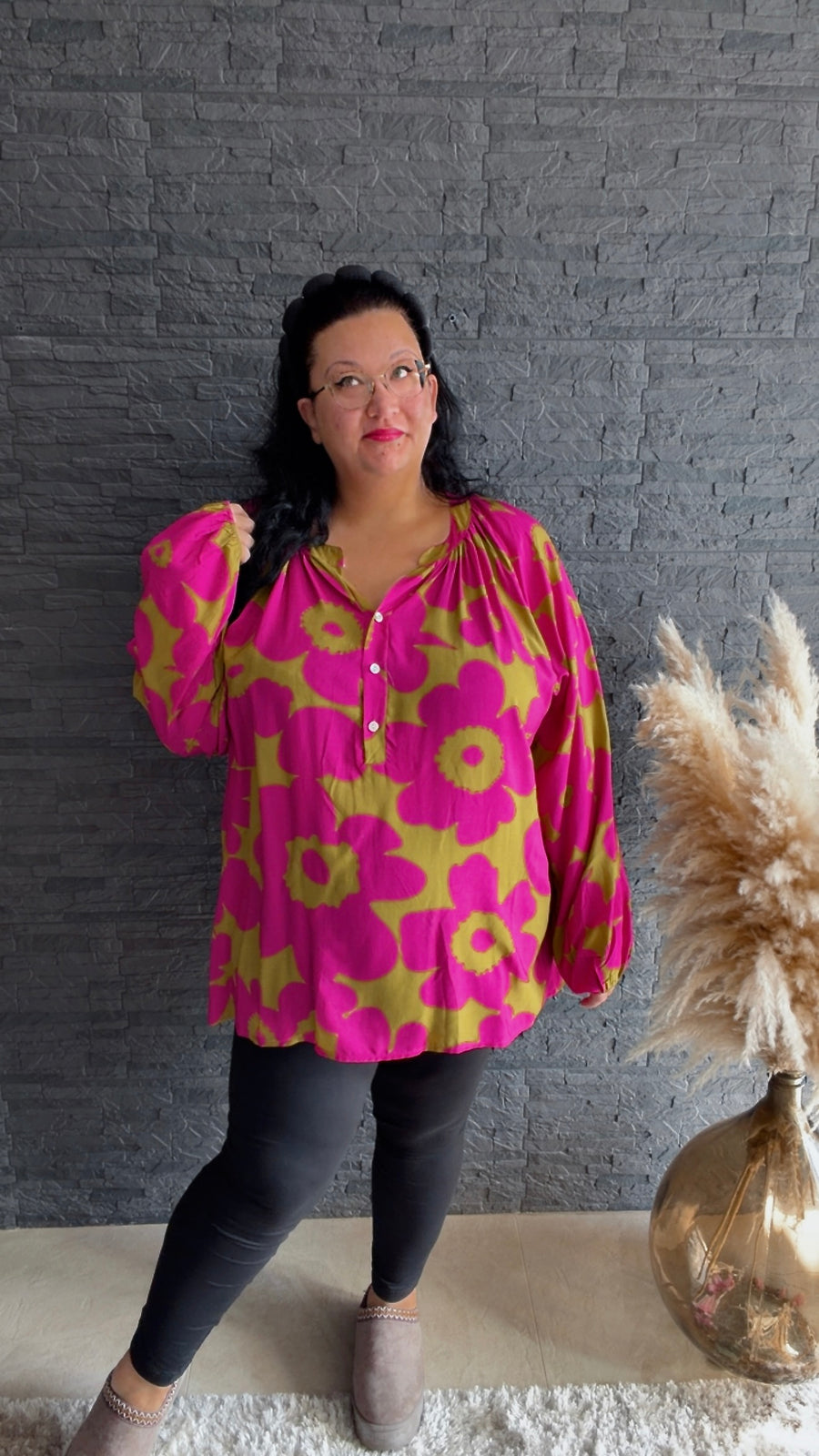 Curvy Bluse Daisy 52/56