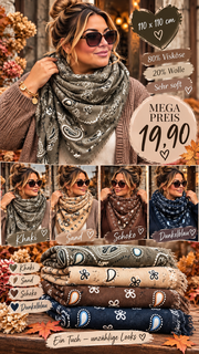 XL-Tuch Paisley Girl