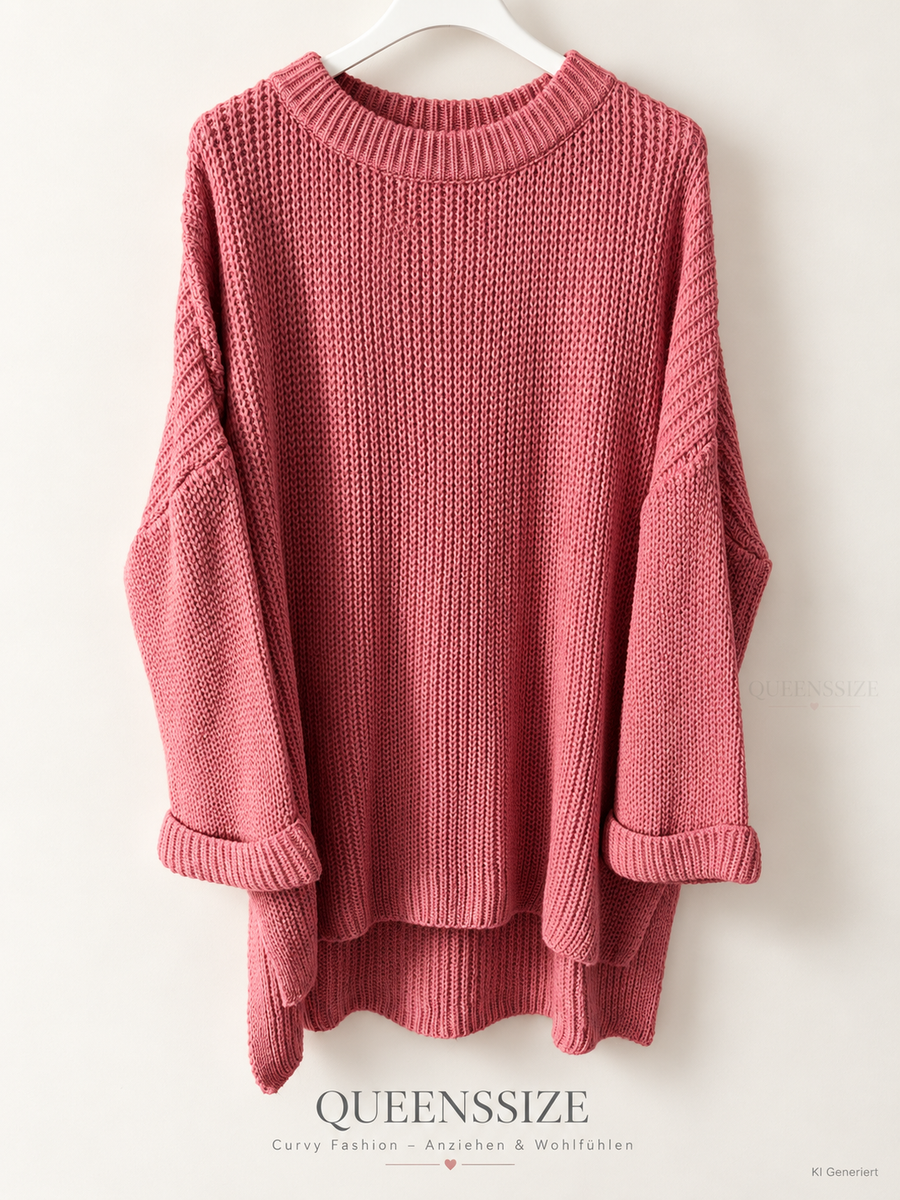 Vokuhila-Strickpullover 52/56
