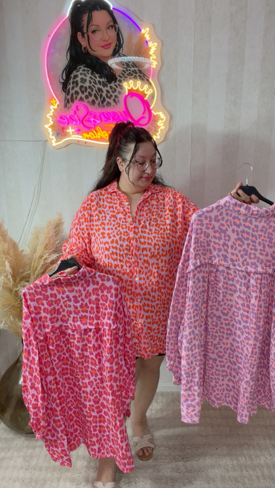 Musselinbluse Candy Leo