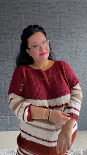 Curvy Pullover Flocke 48/56