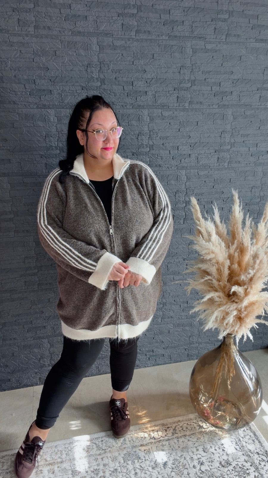 Curvy Strickjacke Marina 52/58