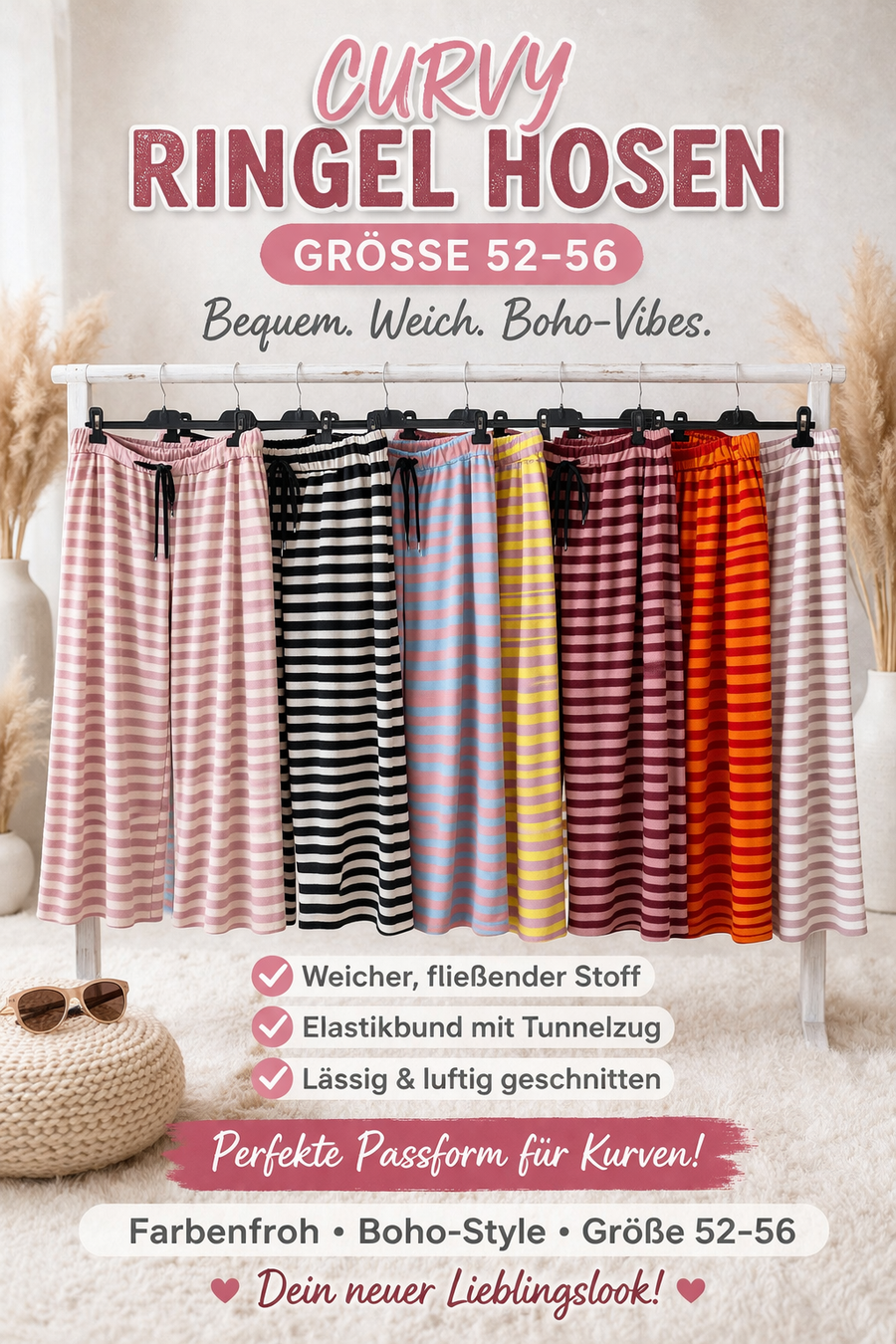 Curvy Ringelhose (52/56)