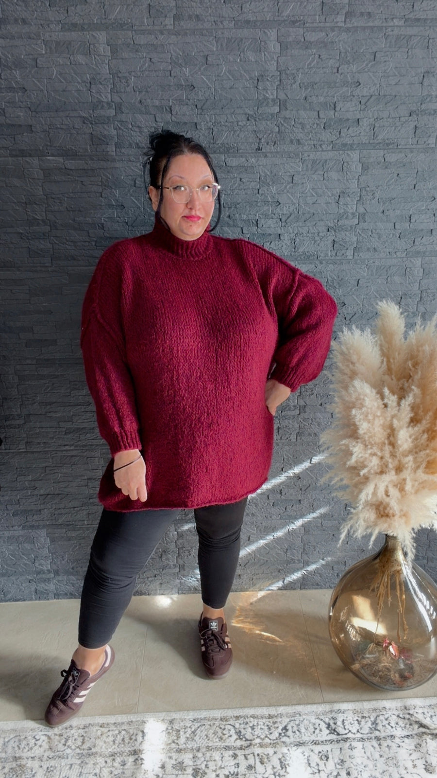 Curvy Oversized Pullover 50/56
