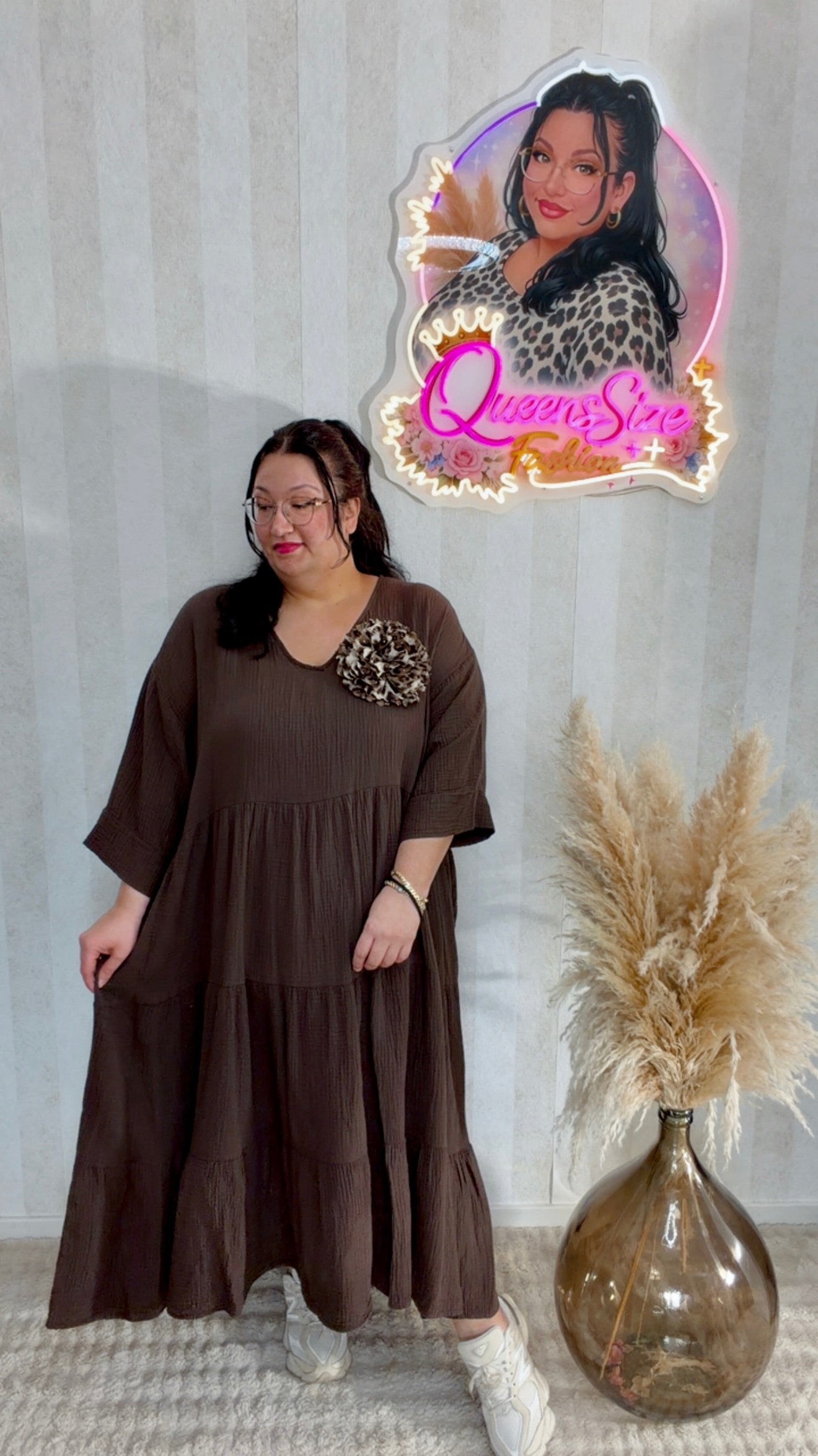 Curvy Musselinkleid Elodie (54/58)