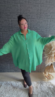 Curvy Musselin Bluse Mia 46/58