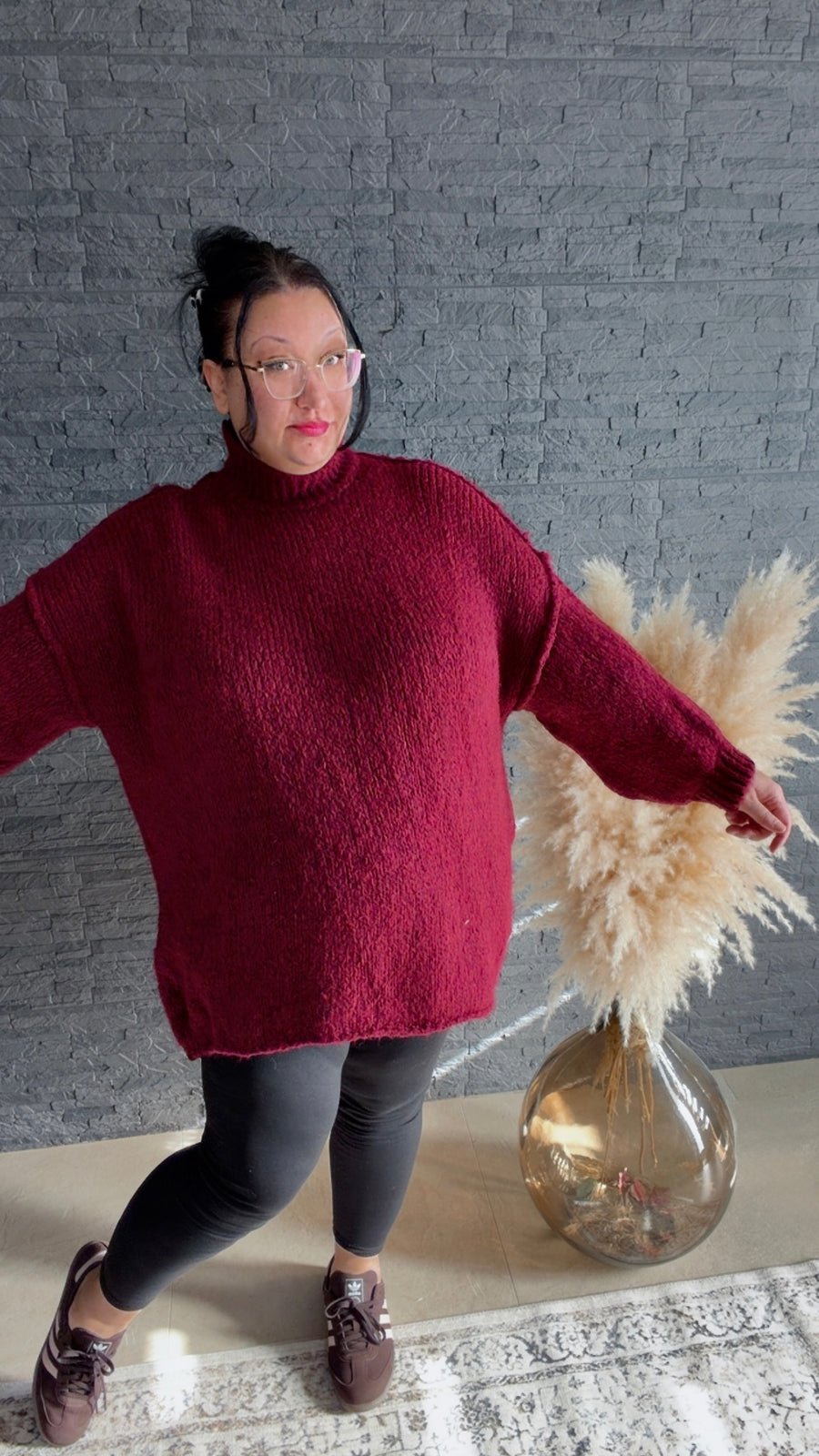 Curvy Oversized Pullover 50/56