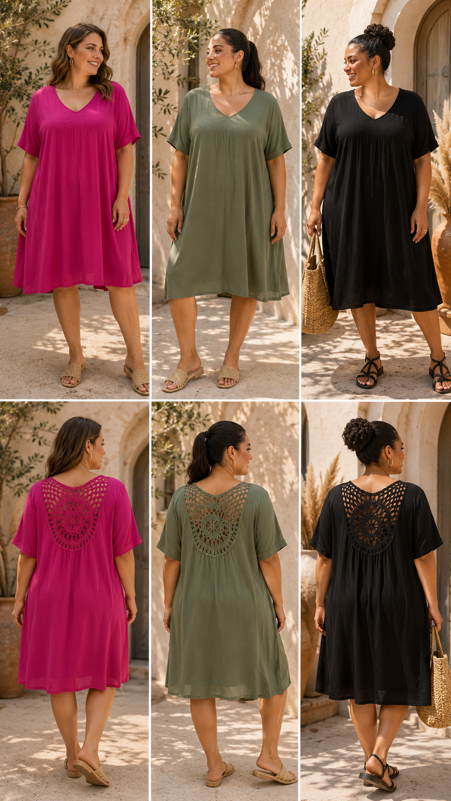 Curvy Häkelkleid Daisy (54/56)