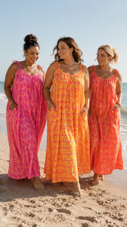 Curvy Musselin-Kleid Cloé (48/54)