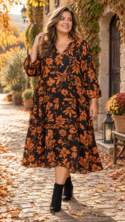 Curvy Midi-Kleid Nila 52/56