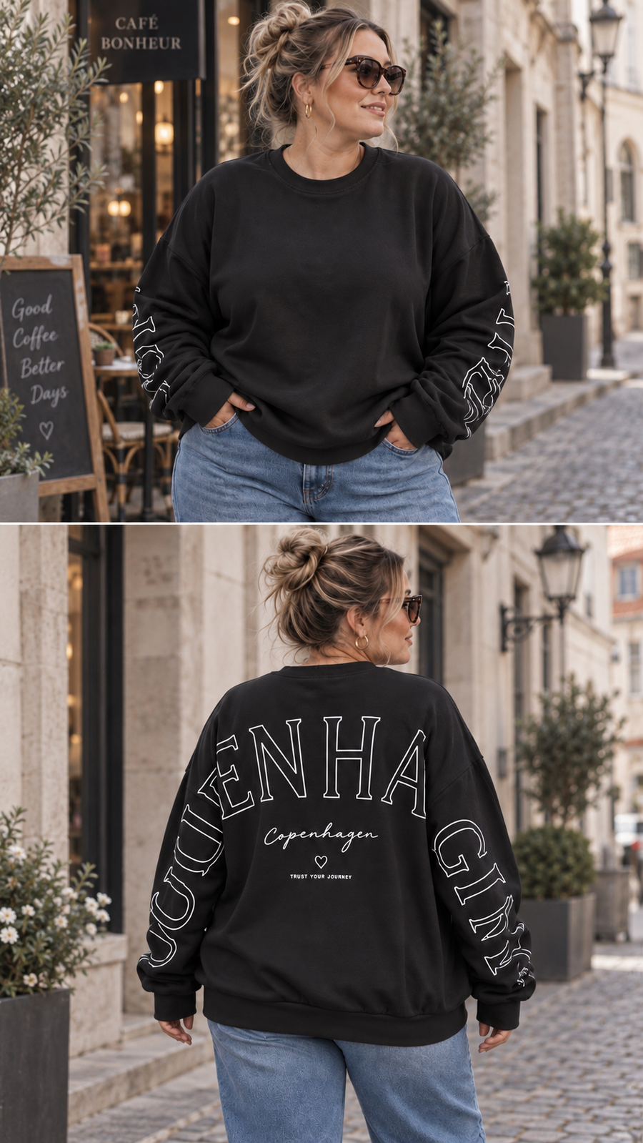 Curvy Sweatshirt Copenhagen 50/56