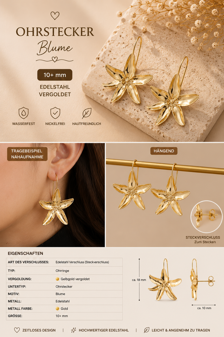 Ohrstecker Fiore