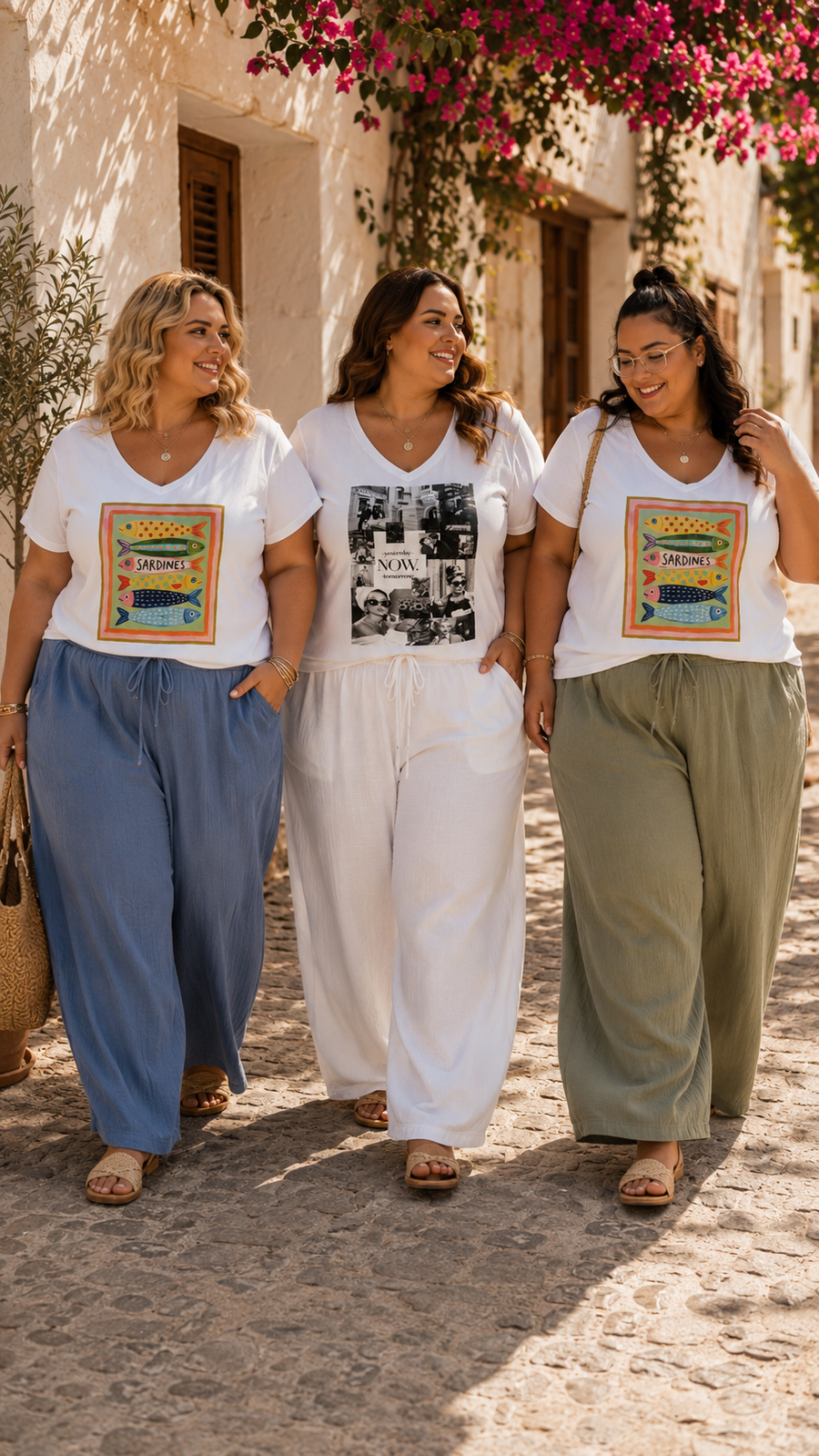 Curvy Print-Shirts