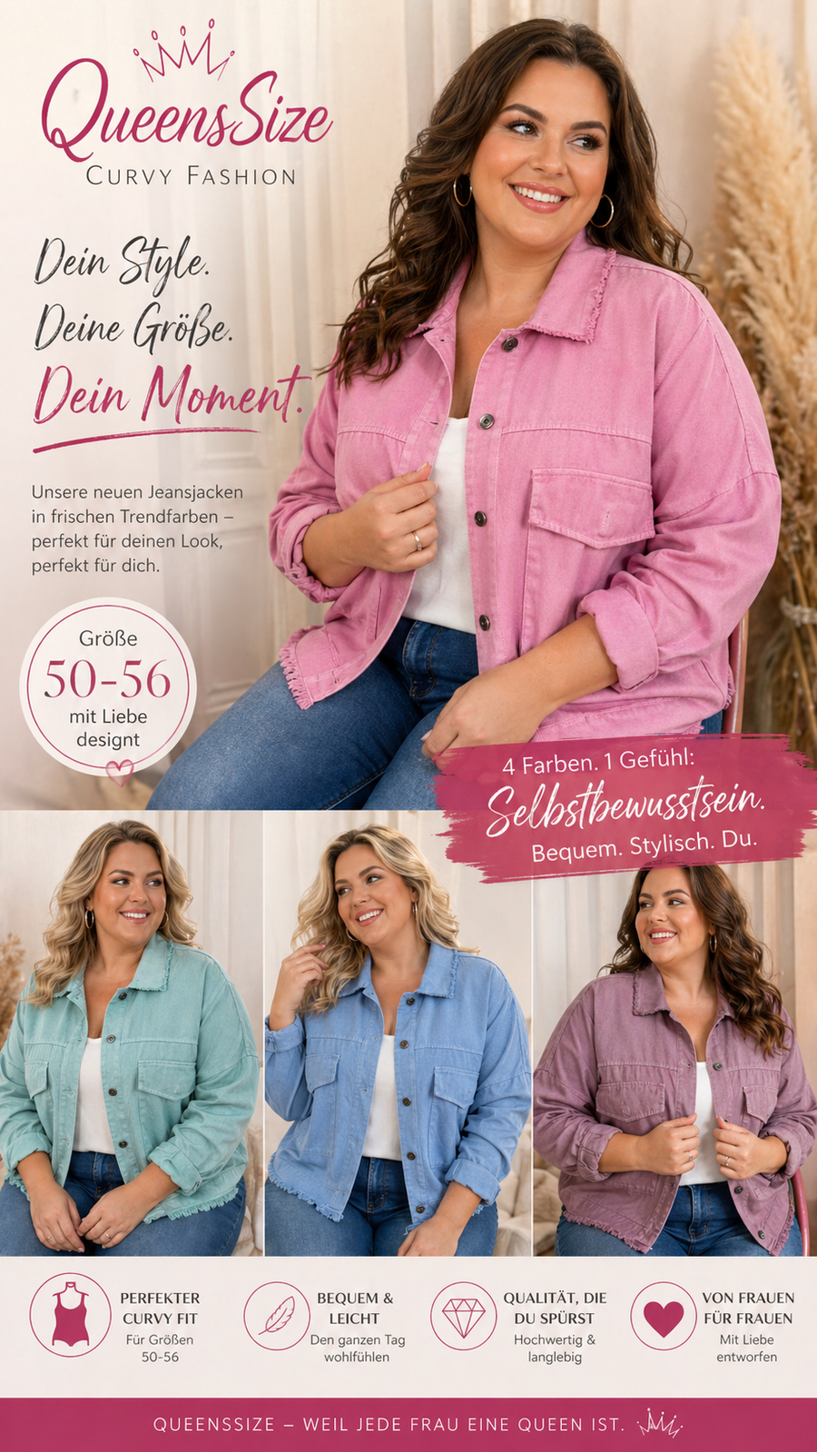 Jeans Jacke Mary (50/56)