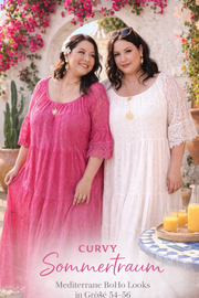 Curvy BoHo Kleid Estella