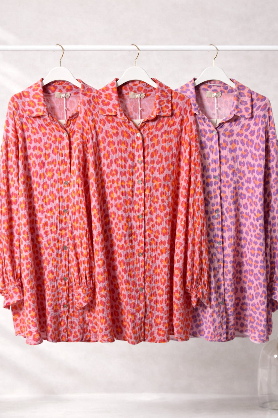 Musselinbluse Candy Leo