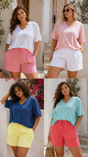 Curvy Musselin Shorts (48/52)