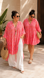 Musselin Bluse Pinky (48/52)