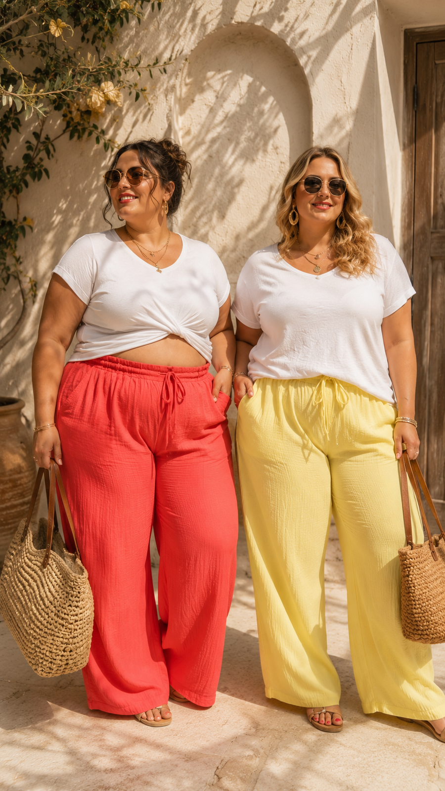 Curvy Musselin Hosen UNI (48/56)