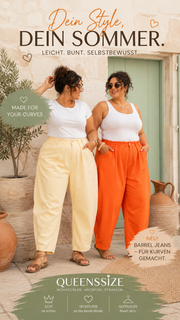 Curvy Barrel Jeans (52/56)