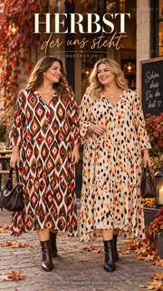 Curvy Midi-Kleid Nila 52/56
