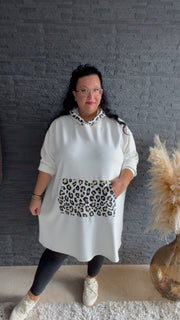 Curvy Hoodiekleid Serena 52/56