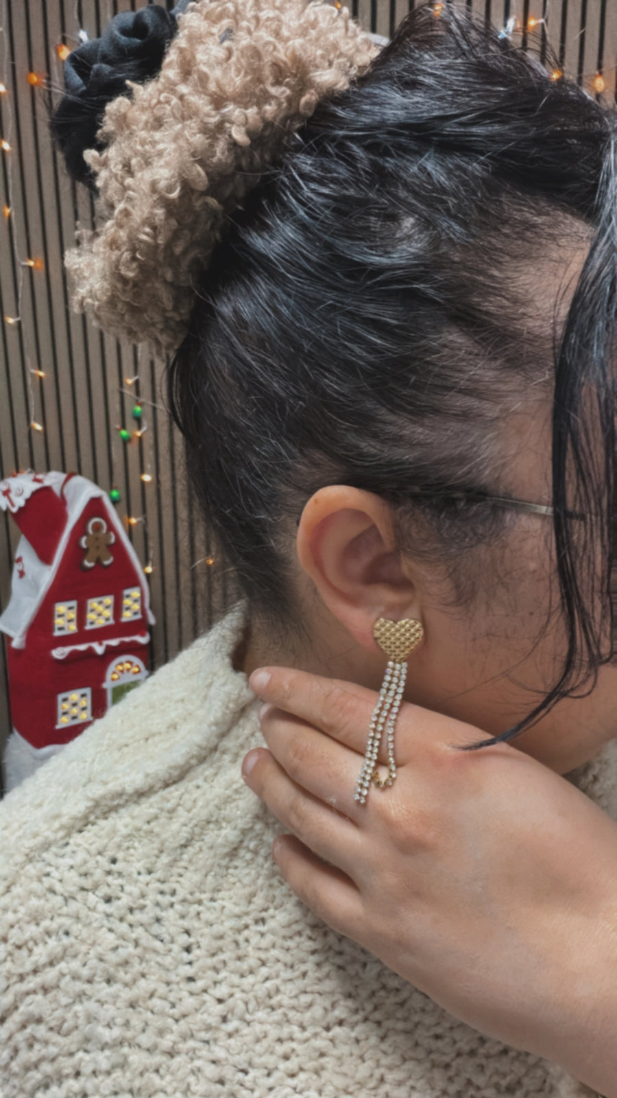 Aurelia – Strass Hängeohrringe