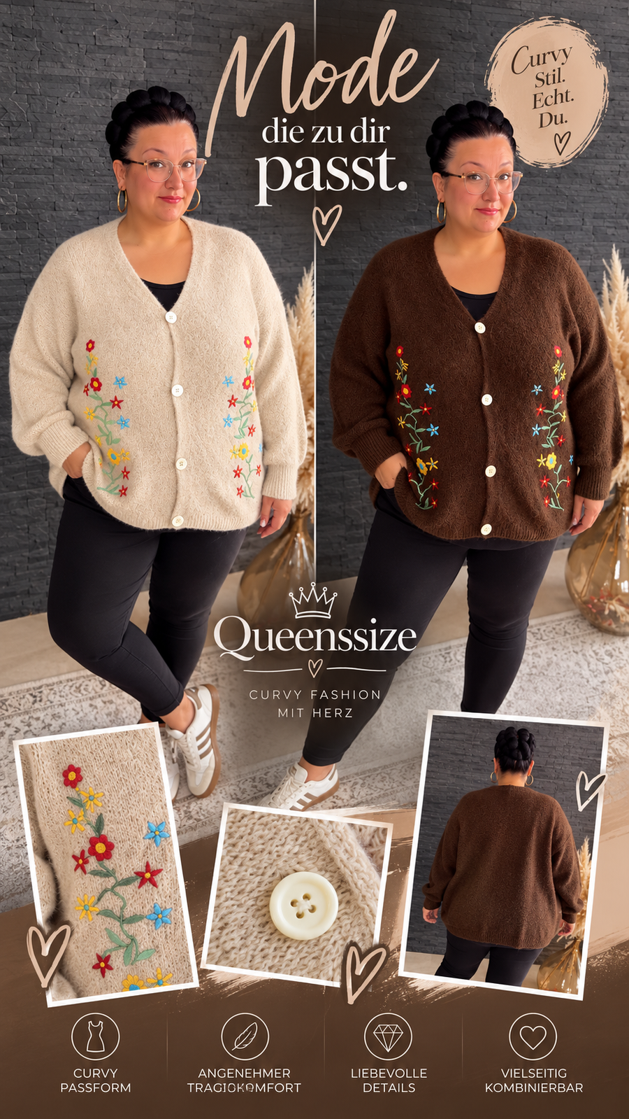 FELINA - Strickjacke 52/58