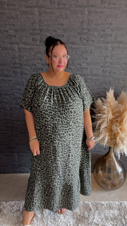 Curvy Musselinkleid Paula 52/56