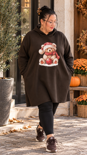 Teddy Sweatkleid 52/56
