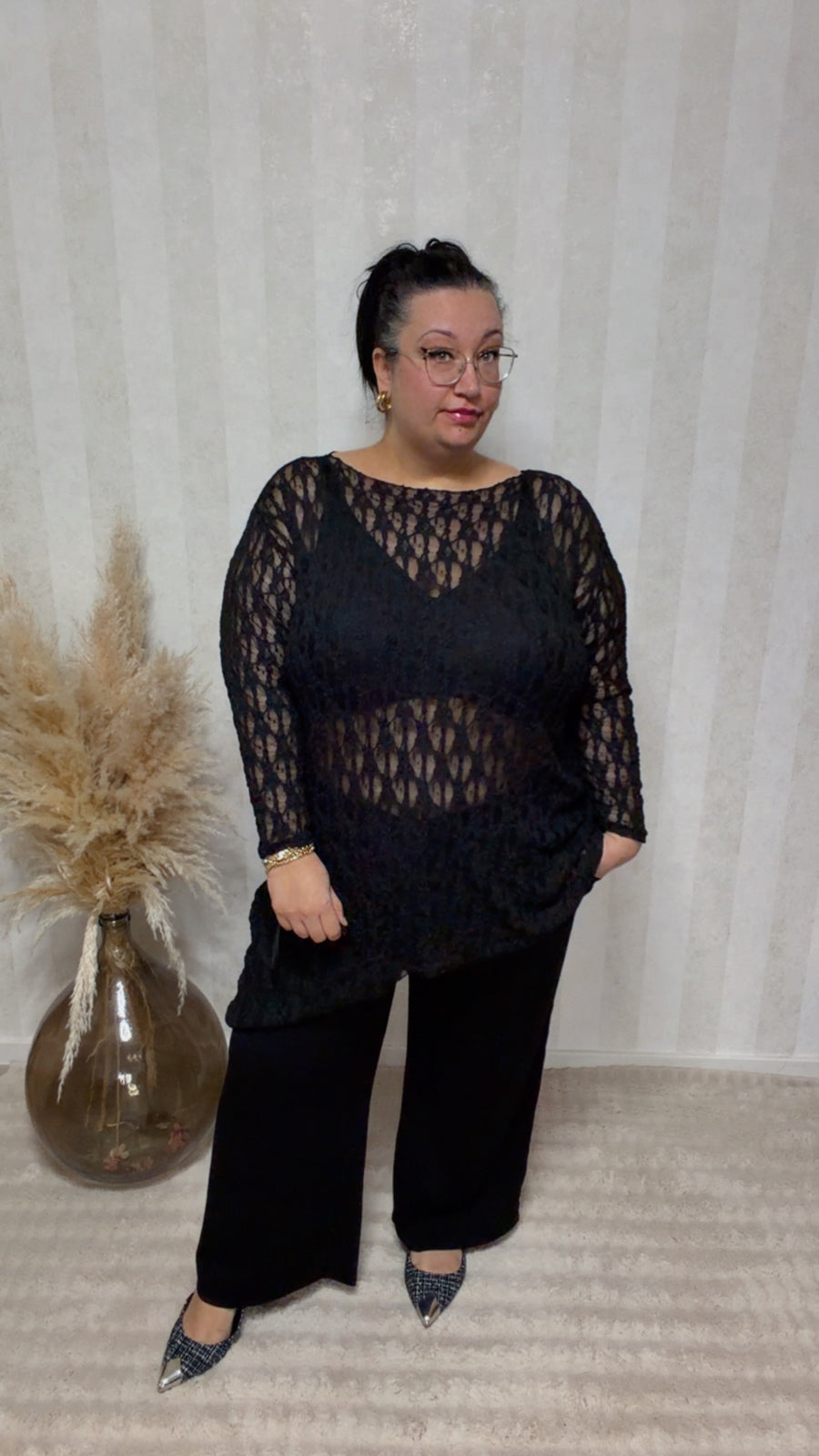 Spitzen Shirt Whisper (52/56)