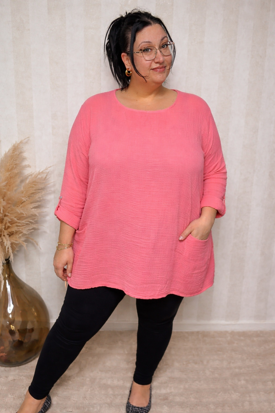 Musselin Shirt Alma (48/56)