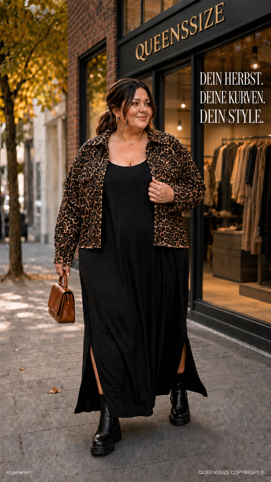 Curvy Leo Jeansjacke Farah 52/56