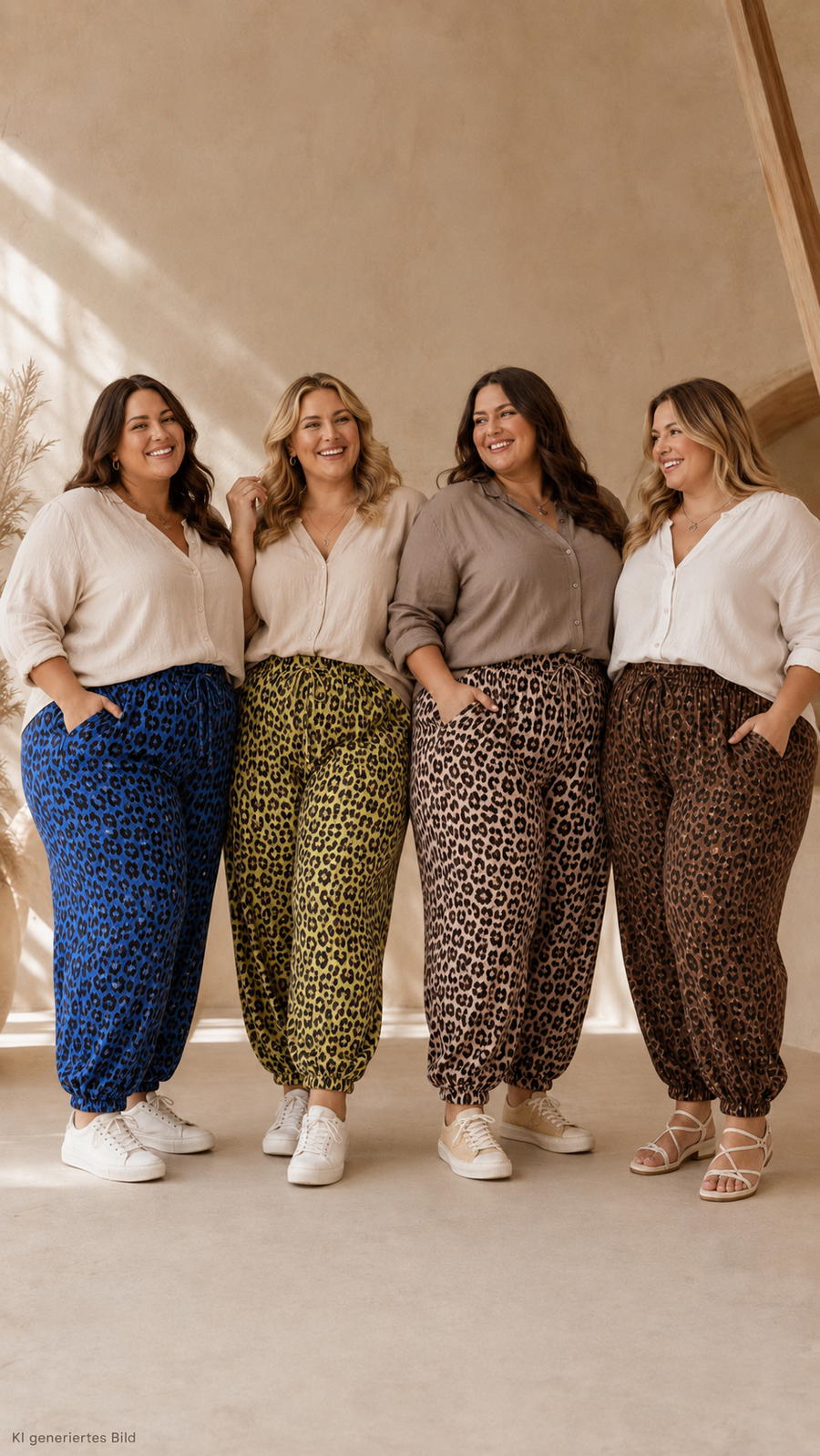 Curvy Musselinhose Leo 48/56
