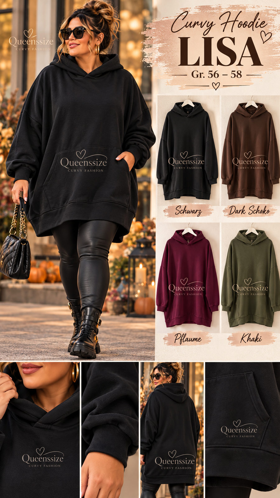 Hoodie Sweatshirt Lisa 54/58