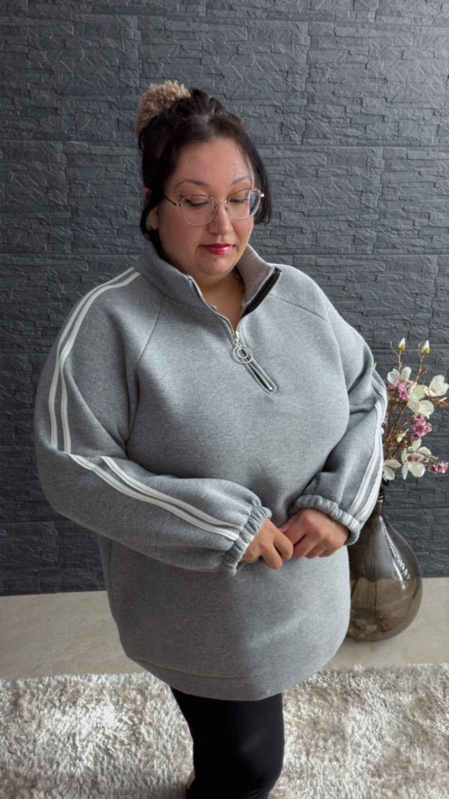 Sweater Cozy Zip (50/56)