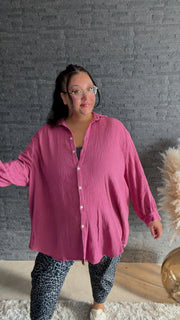 Curvy Musselinbluse Nala