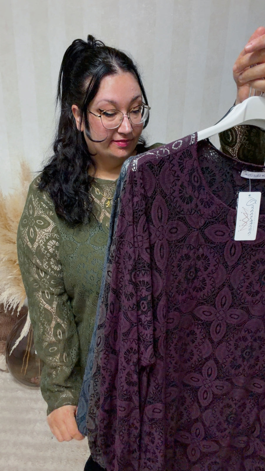 Spitzen-Longsleeve  Mystique (52/56)