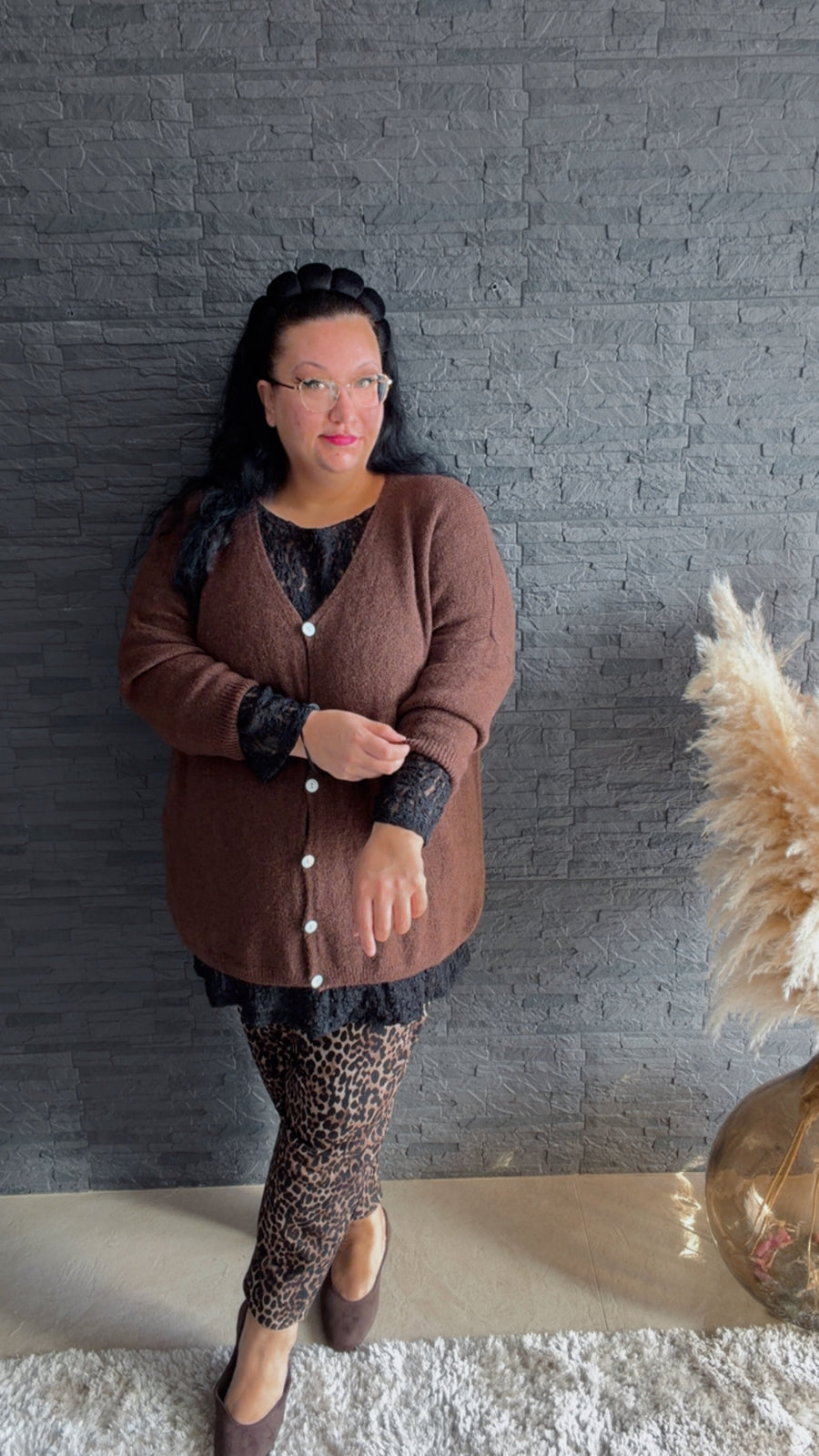 Curvy Strickjacke Marit 54/58